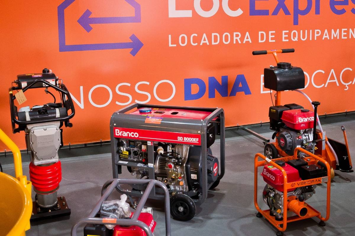 locação de equipamentos